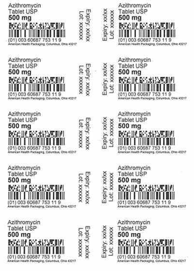 500 mg Azithromycin Tablets Blister (500 mg Blister)